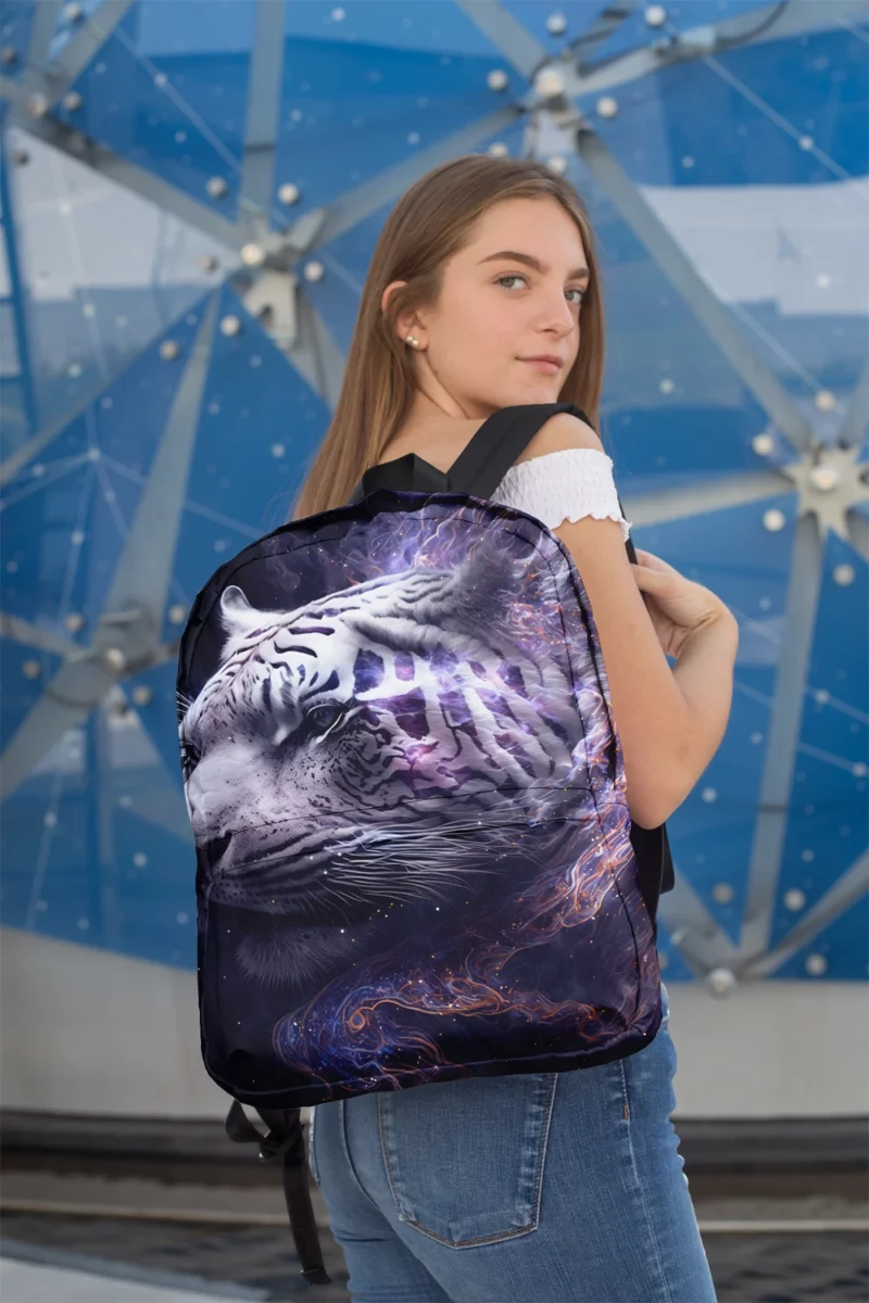 Galaxy Tiger Print Backpack 2