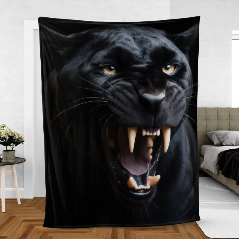 Black Panther Photograph Fleece Blanket