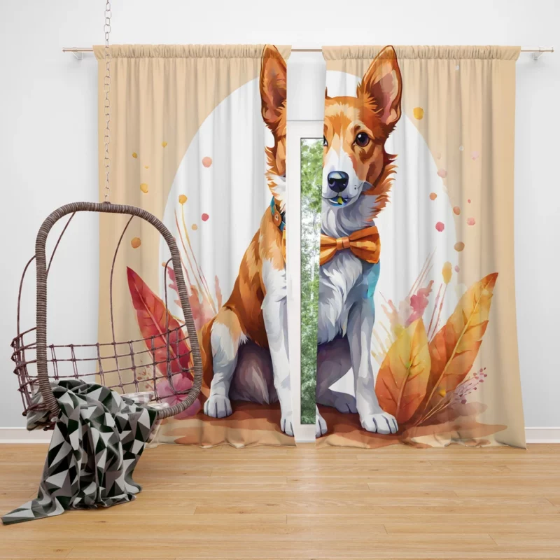 Agile Hunter Portuguese Podengo Dog Curtain