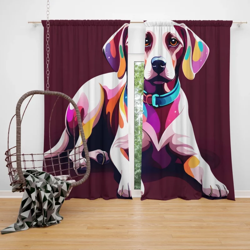 Arabian Delight Sloughi Dog Curtain