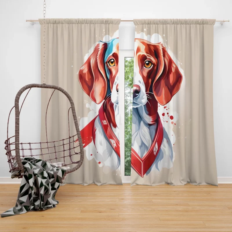 Azawakh Heritage Dog African Legacy Curtain