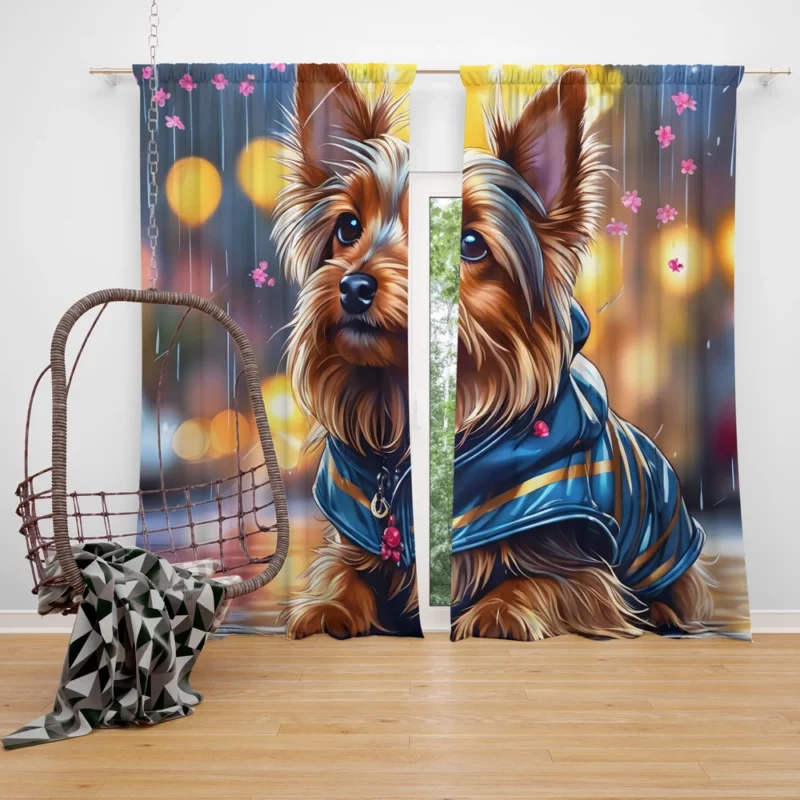Dog Loyal Pal Australian Terrier Curtain
