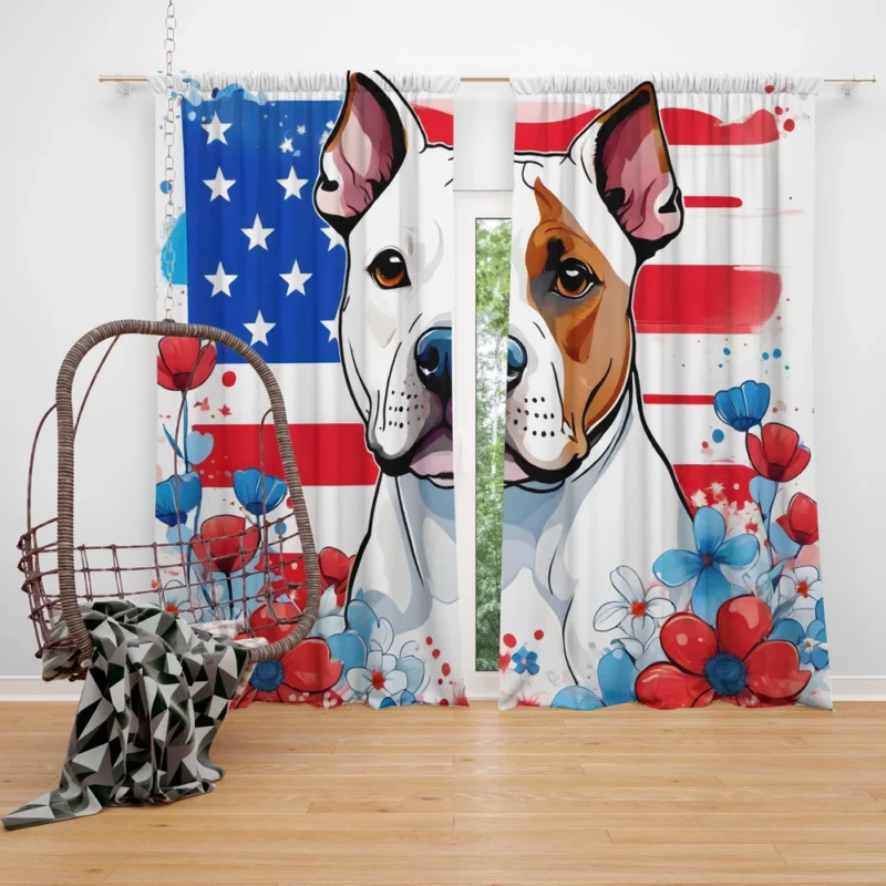 Loyal Pal Staffordshire Terrier Companion Curtain