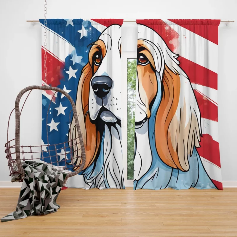 Petit Basset Griffon Vendeen Dog Companion Curtain