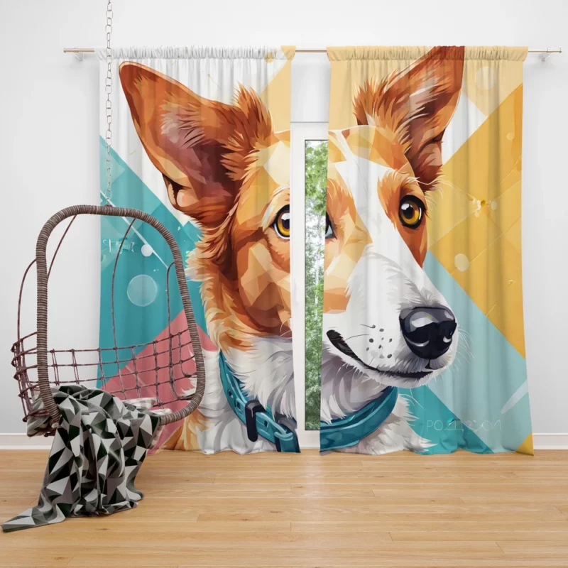Portuguese Podengo Pal The Perfect Dog Curtain