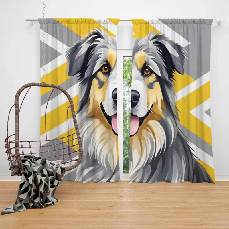 Pyrenean Shepherd Swift Canine Companion Curtain