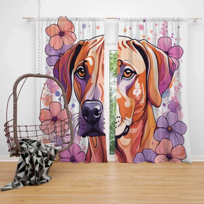 Rhodesian Ridgeback Pal The Perfect Dog Curtain