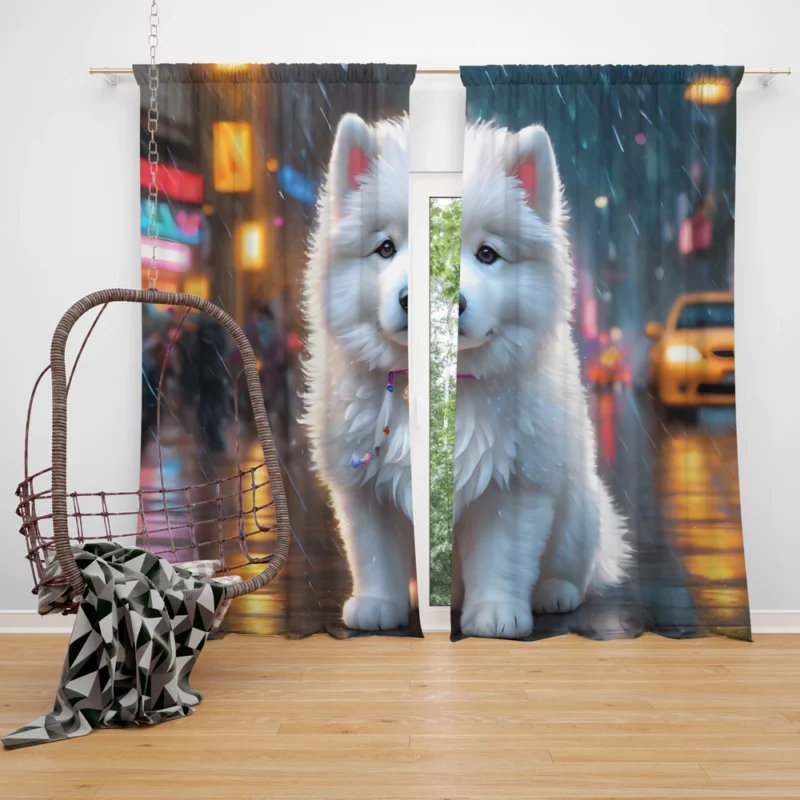 Samoyed Pal The Perfect Dog Curtain