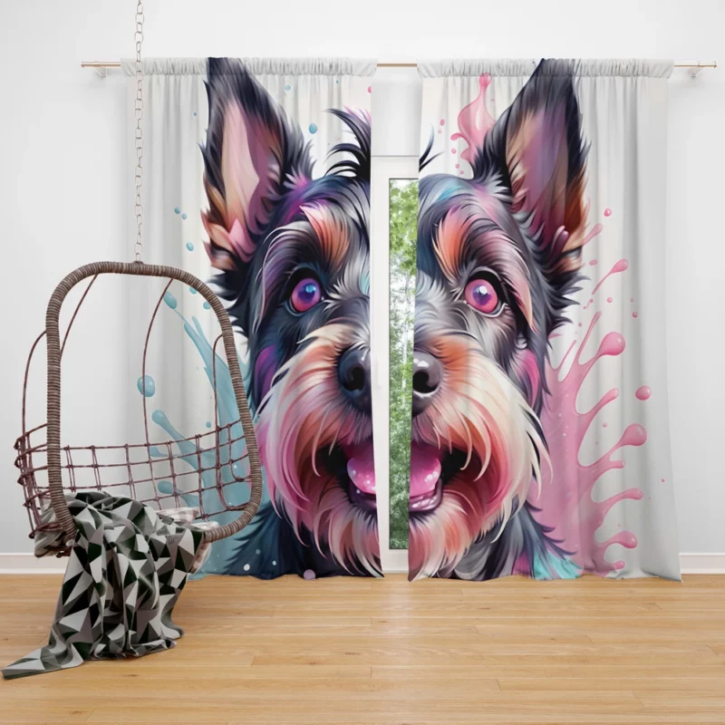 Scottish Terrier Pal The Perfect Dog Curtain