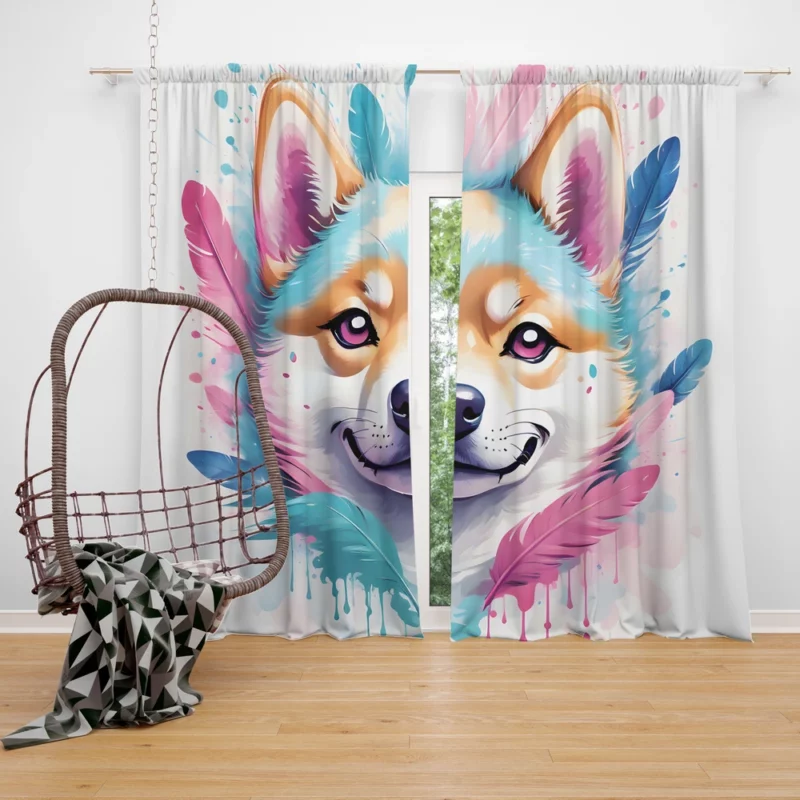 Shiba Inu Pal The Perfect Dog Curtain