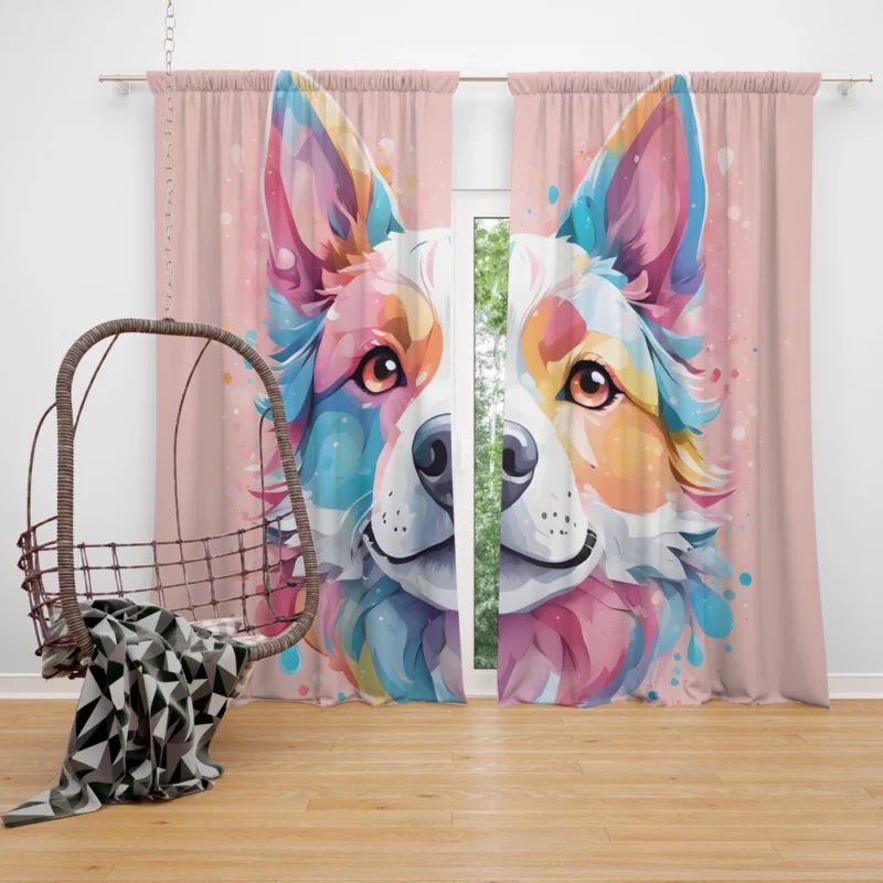 Spinone Italiano Wonder Gentle Companion Dog Curtain