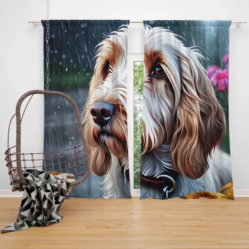Spinone Pal Loyal Italiano Dog Curtain