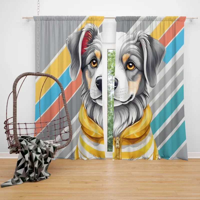 Swedish Vallhund Energetic Herding Companion Curtain
