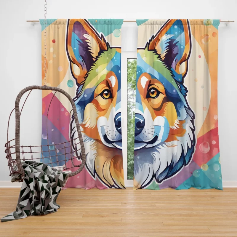 Swedish Vallhund Pal The Perfect Dog Curtain