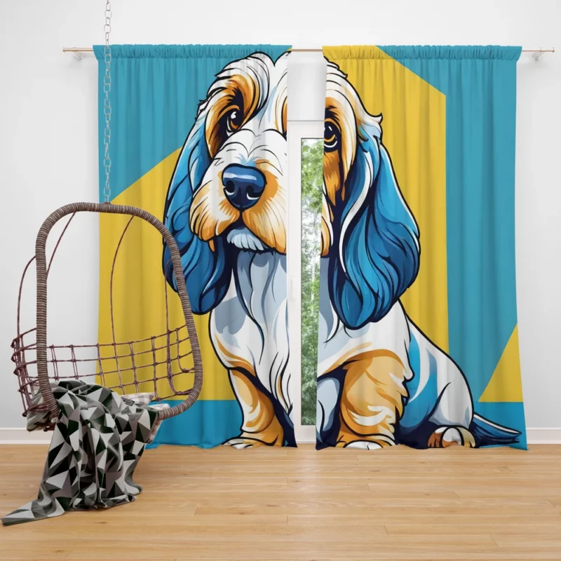 The Petit Basset Griffon Vendeen Adventure Dog Breed Curtain