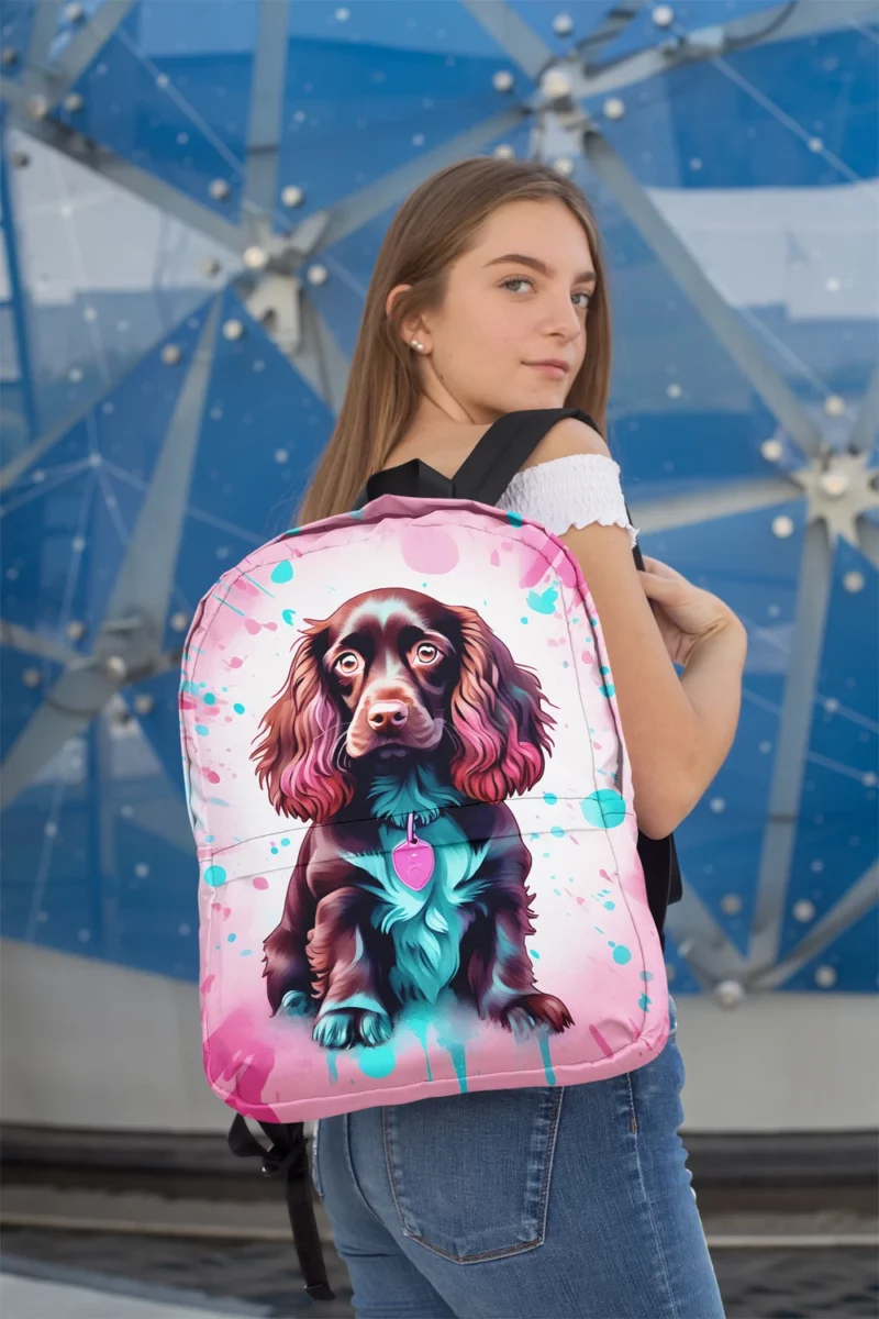 Adorable Boykin Spaniel Dog Charm Minimalist Backpack 2