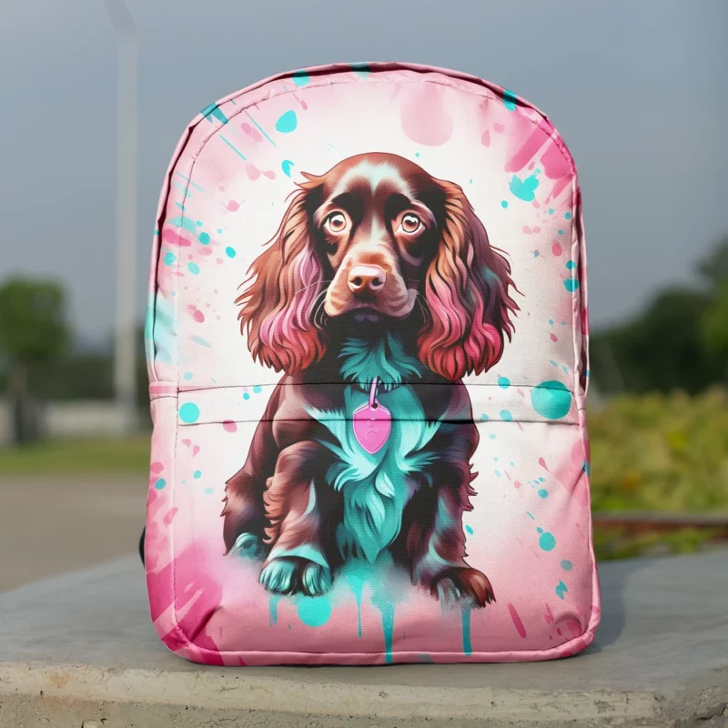Adorable Boykin Spaniel Dog Charm Minimalist Backpack