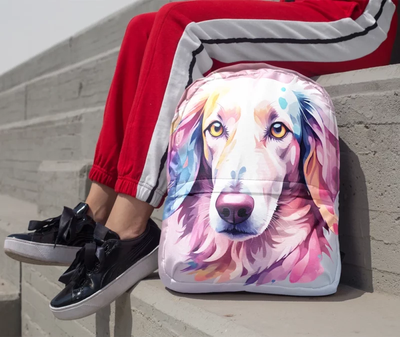 Borzoi Dog Agile Athlete Minimalist Backpack 1
