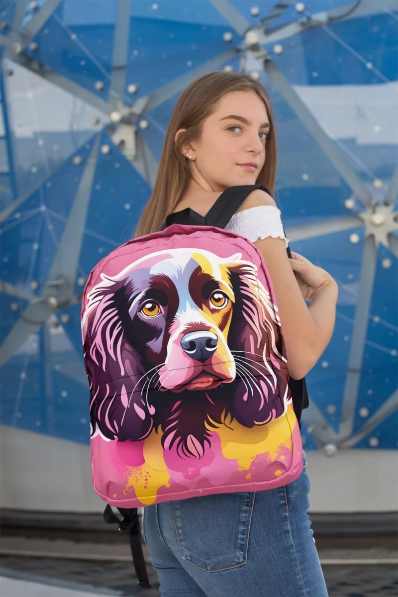 Boykin Spaniel Dog Energetic Companion Minimalist Backpack 2