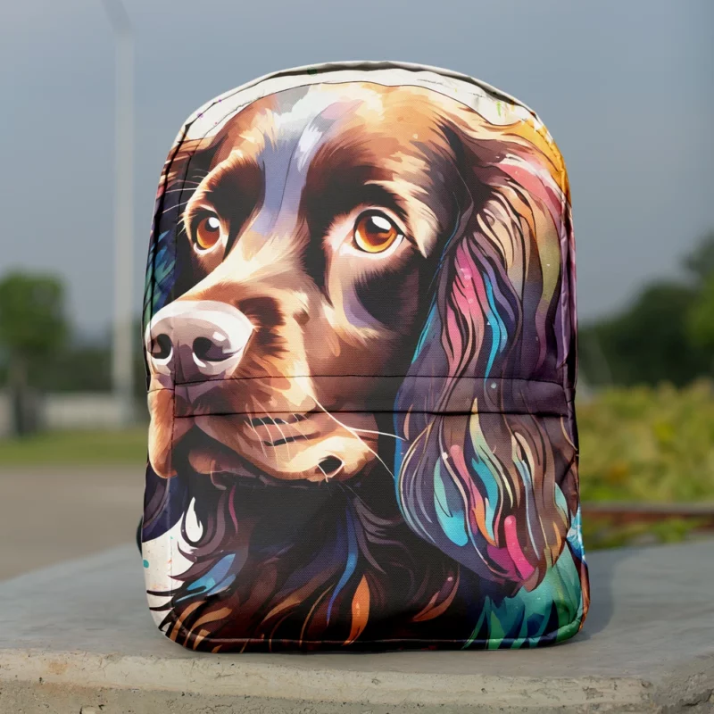 Boykin Spaniel Dog Playful Athlete Minimalist Backpack