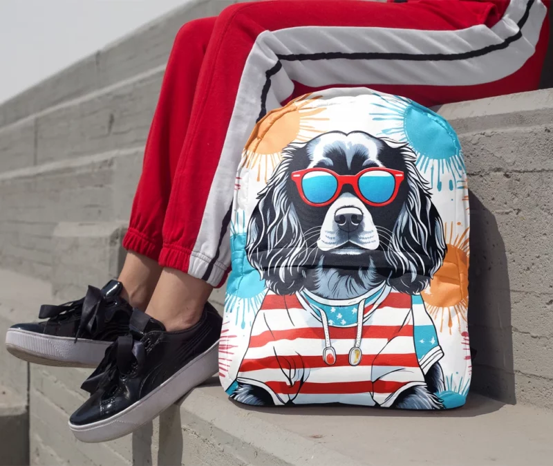 Boykin Spaniel Dog Versatile Partner Minimalist Backpack 1