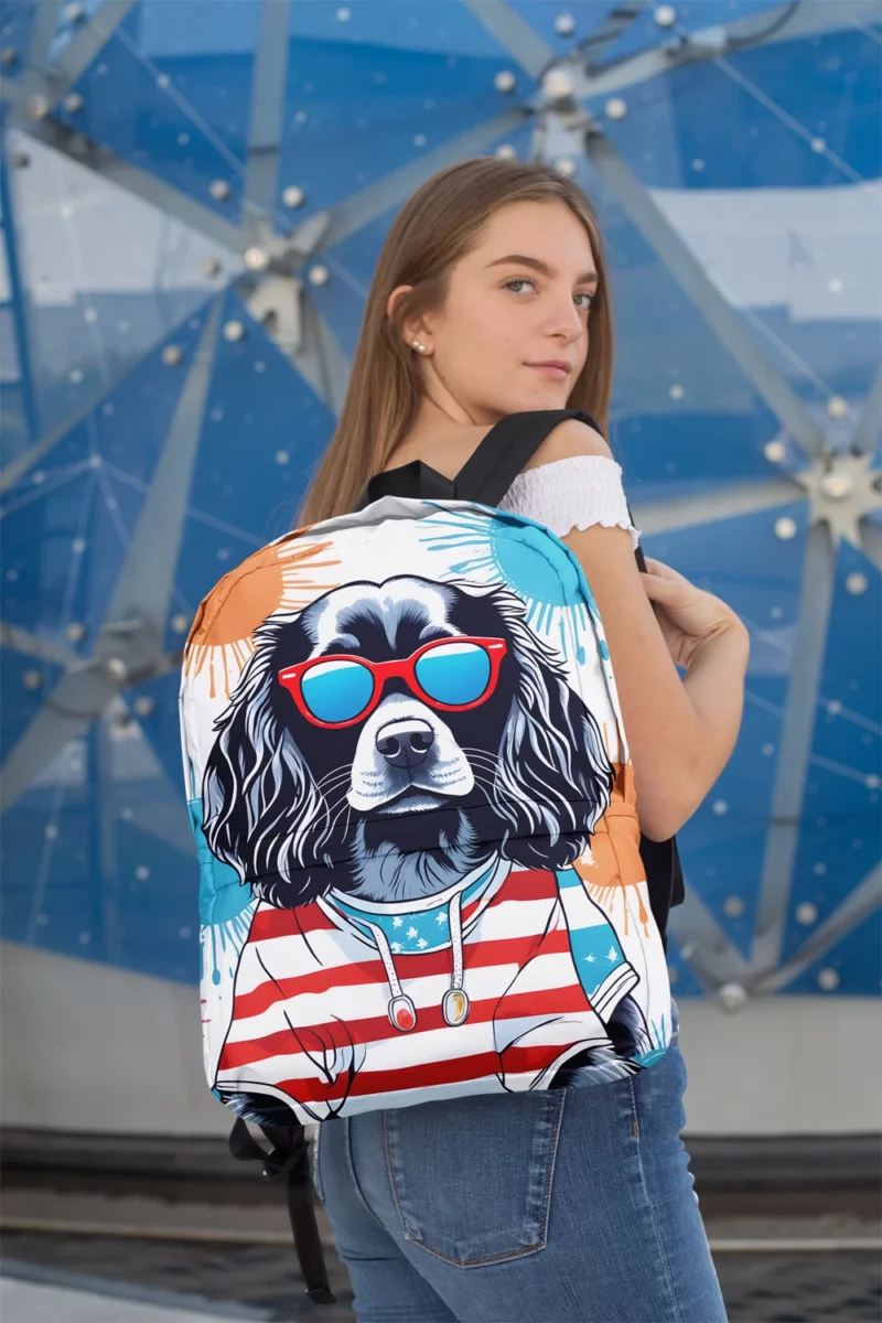 Boykin Spaniel Dog Versatile Partner Minimalist Backpack 2