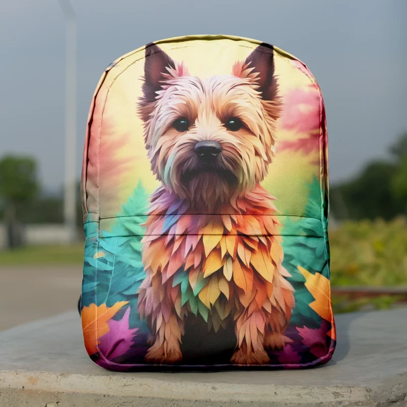 Cairn Terrier Charisma Dog Charm Minimalist Backpack