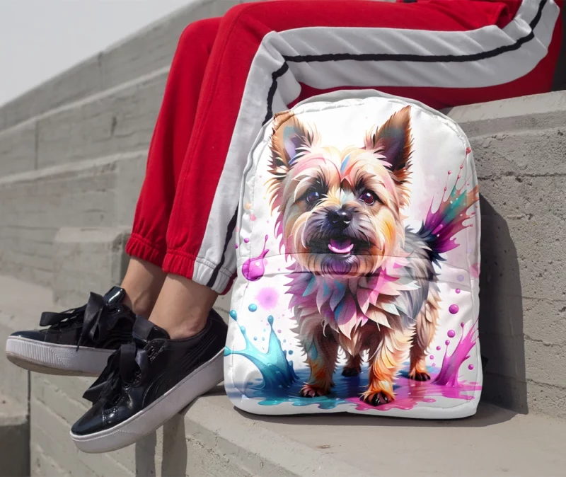 Cairn Terrier Charm Unleashed Dog Delight Minimalist Backpack 1