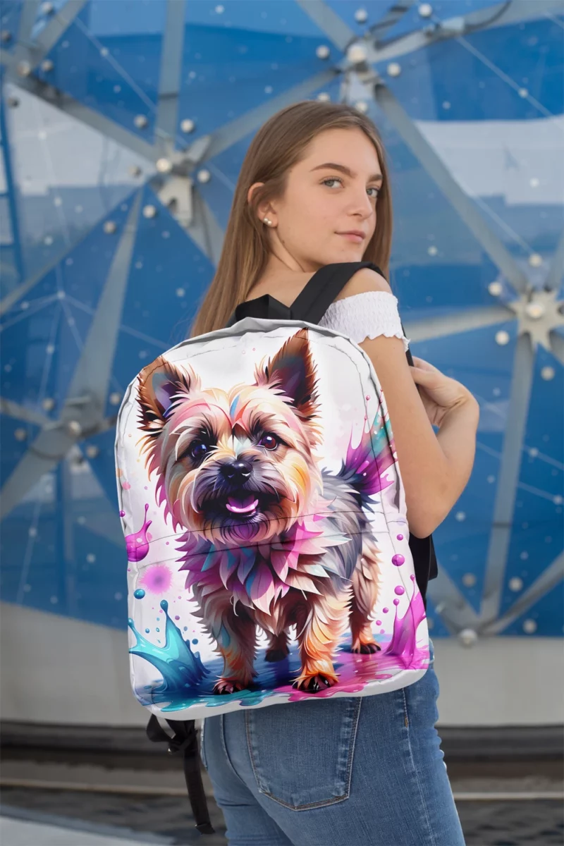Cairn Terrier Charm Unleashed Dog Delight Minimalist Backpack 2
