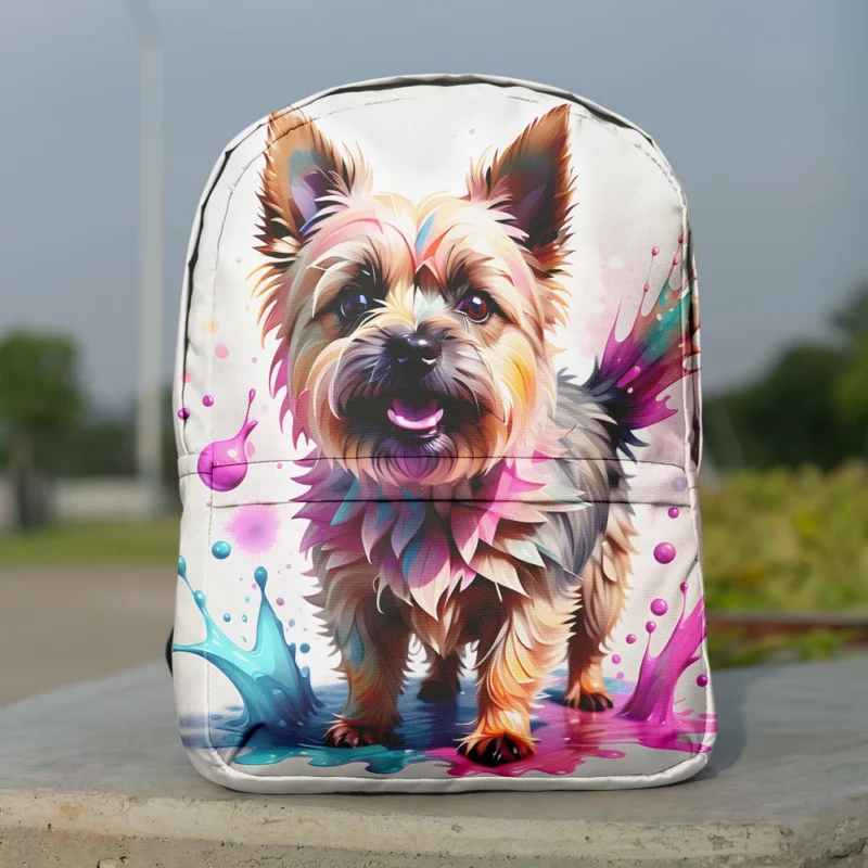 Cairn Terrier Charm Unleashed Dog Delight Minimalist Backpack