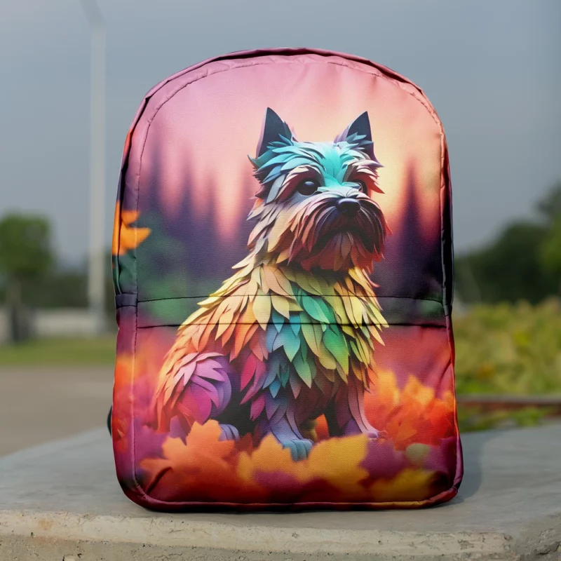 Cairn Terrier Companion Loyal Dog Minimalist Backpack