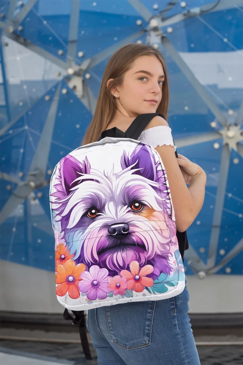Cairn Terrier Magic Dog Enchantment Minimalist Backpack 2
