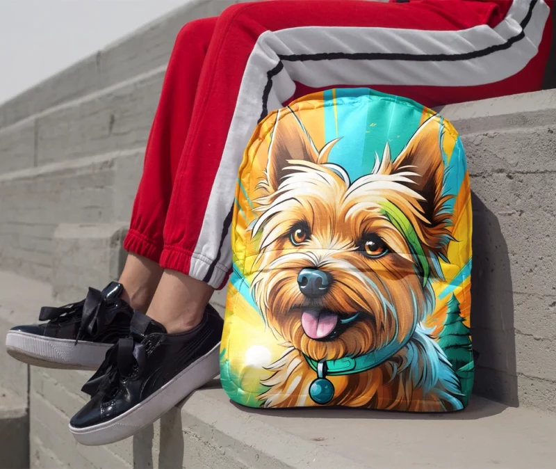 Cairn Terrier Pal Lovable Dog Companion Minimalist Backpack 1