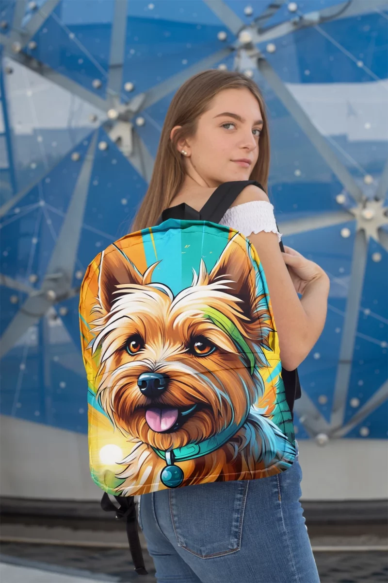 Cairn Terrier Pal Lovable Dog Companion Minimalist Backpack 2