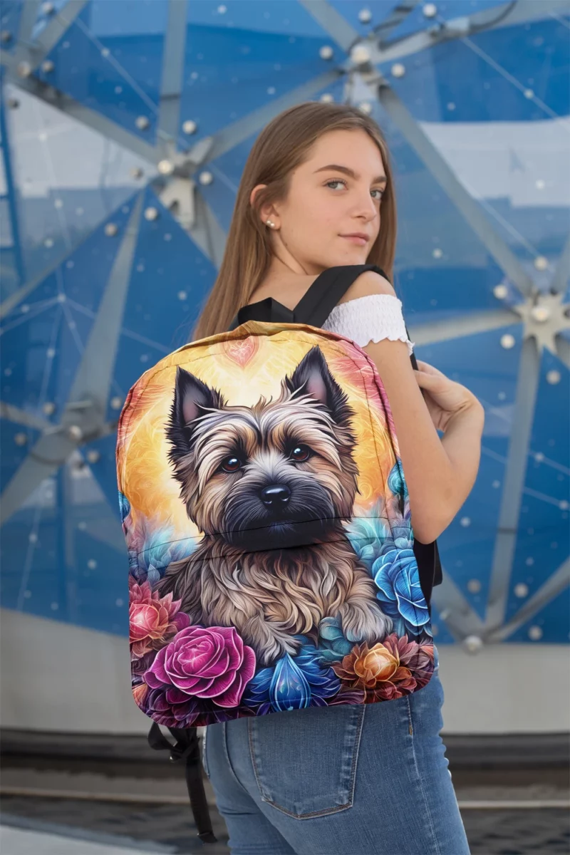 Cairn Terrier Playful Nature Dog Delight Minimalist Backpack 2