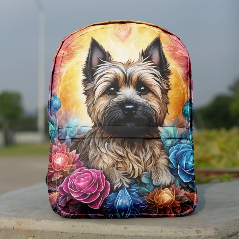 Cairn Terrier Playful Nature Dog Delight Minimalist Backpack