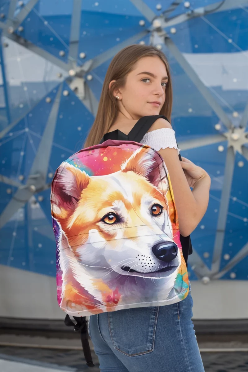 Canaan Dog Spirit Majestic Companion Minimalist Backpack 2