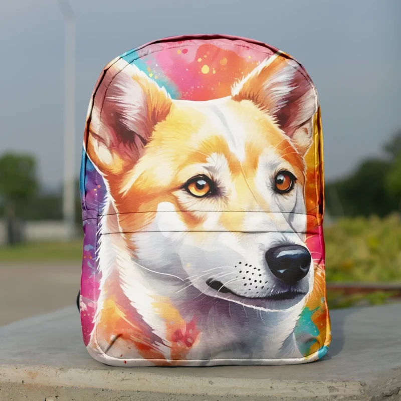 Canaan Dog Spirit Majestic Companion Minimalist Backpack