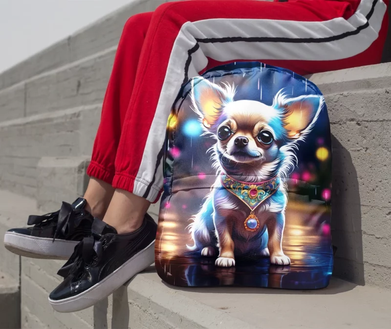 Charming Chihuahua Teen Joyful Companion Minimalist Backpack 1