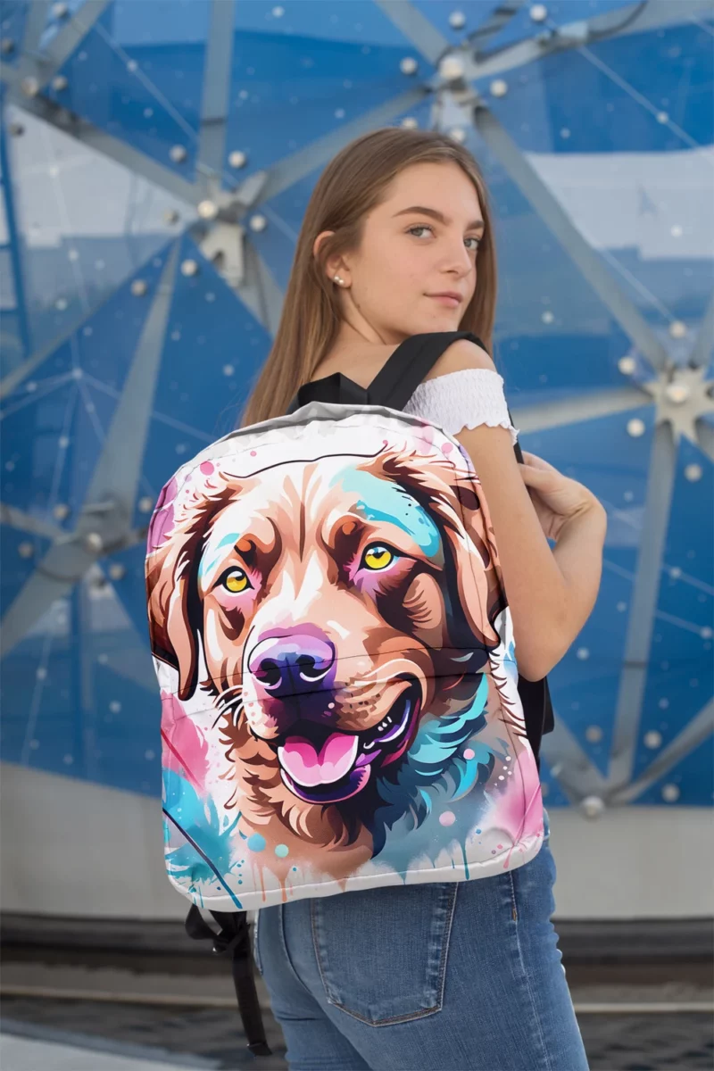 Chesapeake Bay Majesty Loyal Dog Companion Minimalist Backpack 2