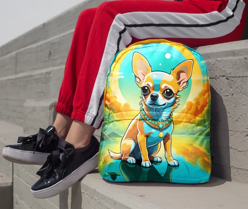 Chihuahua Teen Spirit Lively Companion Minimalist Backpack 1