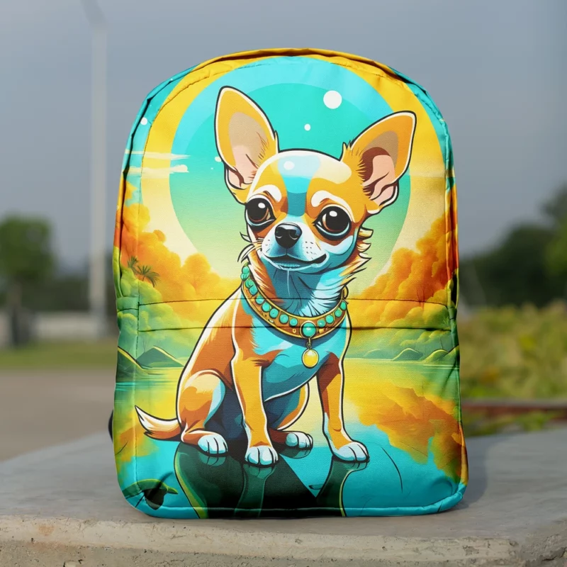 Chihuahua Teen Spirit Lively Companion Minimalist Backpack