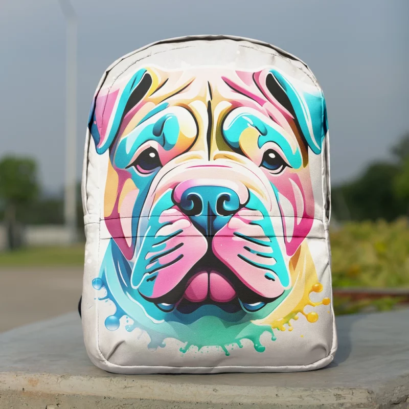 Chinese Shar-Pei Cheer Perfect Teen Gift Minimalist Backpack