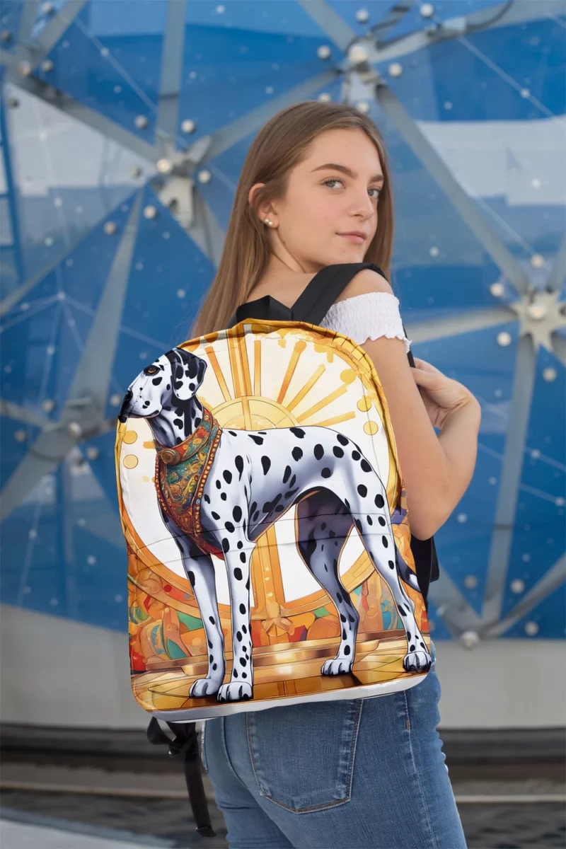 Dalmatian Birthday Surprise Teen Delight Minimalist Backpack 2