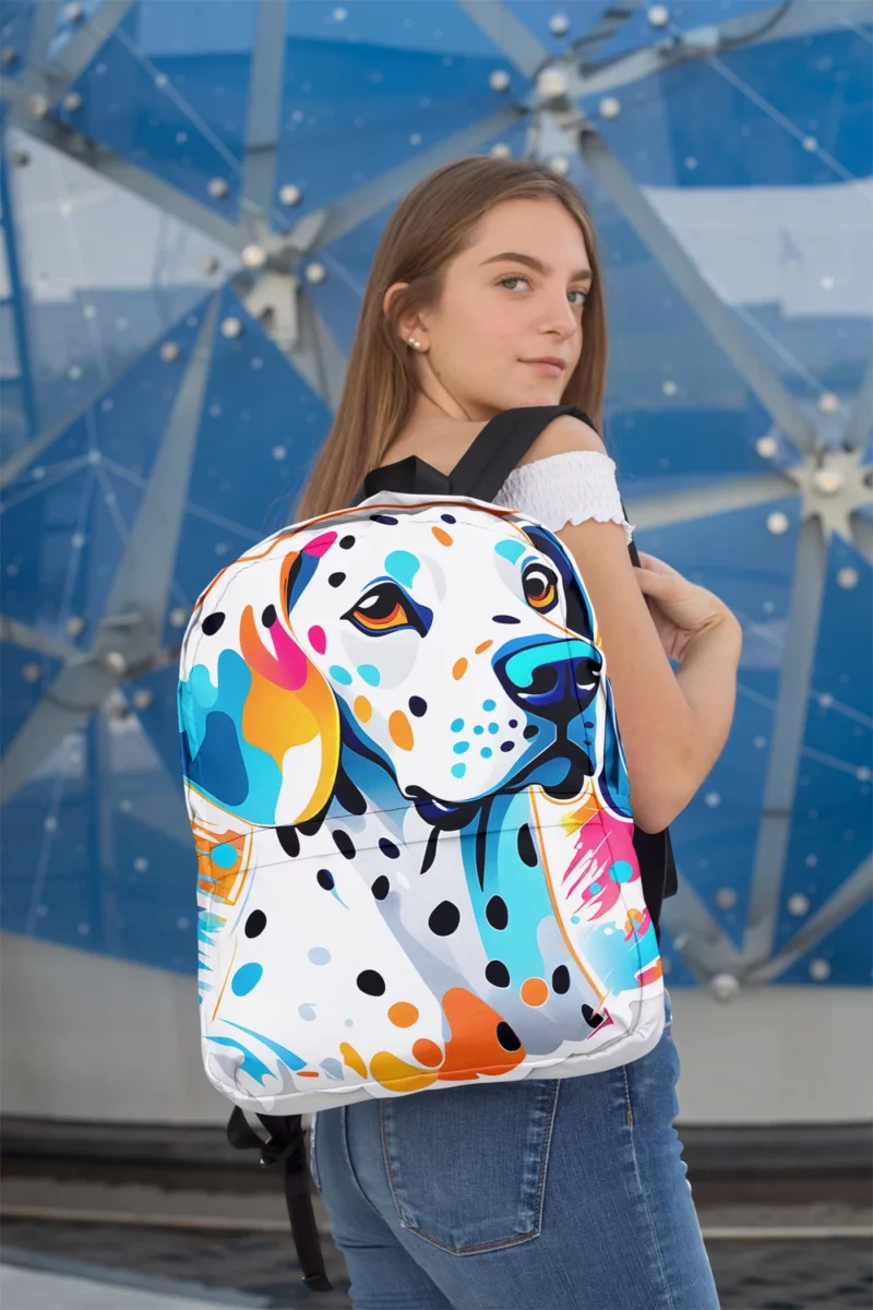 Dalmatian Delight Teen Joyful Surprise Minimalist Backpack 2