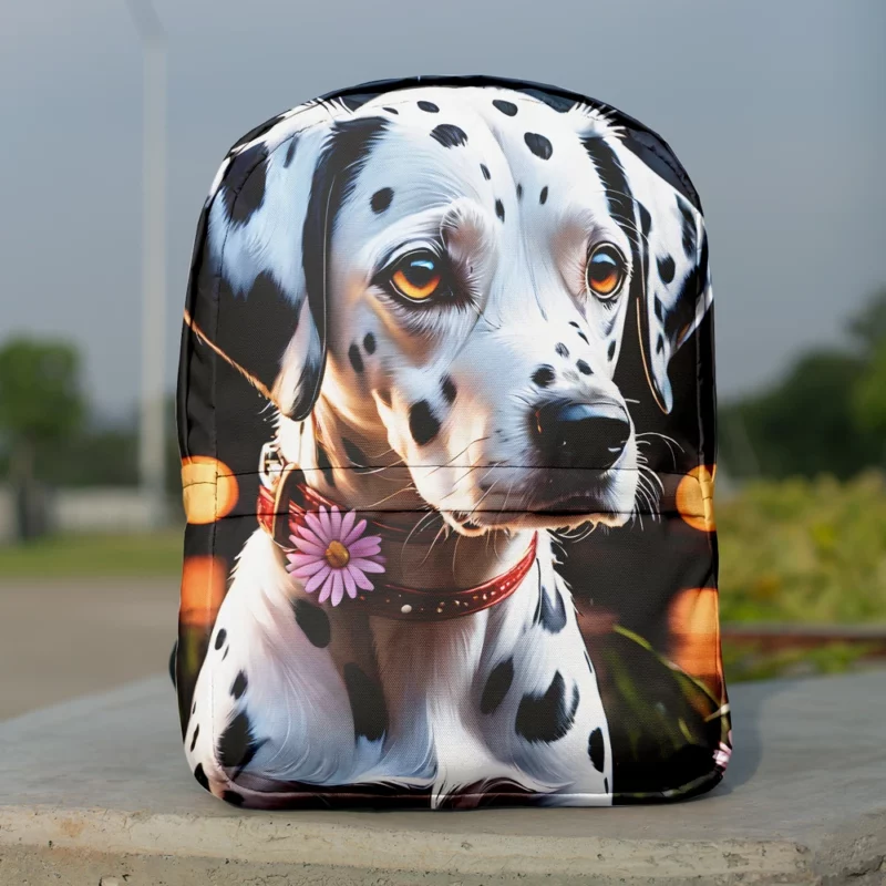 Dalmatian Pup Teen Birthday Surprise Minimalist Backpack