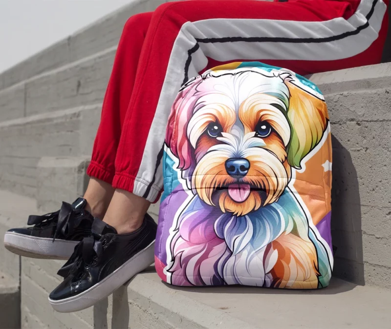 Dandie Dinmont Terrier Delight Teen Birthday Joy Minimalist Backpack 1
