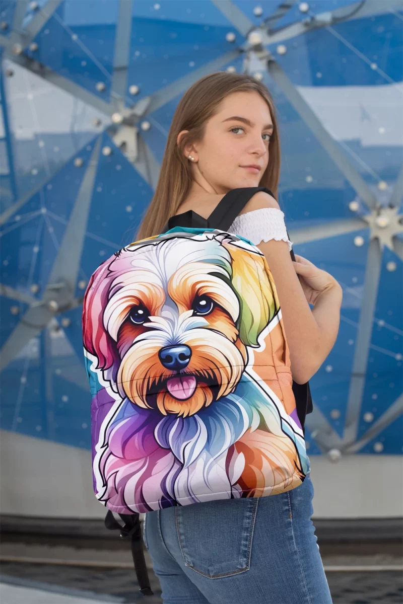 Dandie Dinmont Terrier Delight Teen Birthday Joy Minimalist Backpack 2