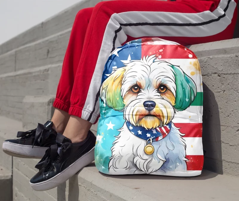 Dandie Dinmont Terrier Elegance Teen Stylish Gift Minimalist Backpack 1
