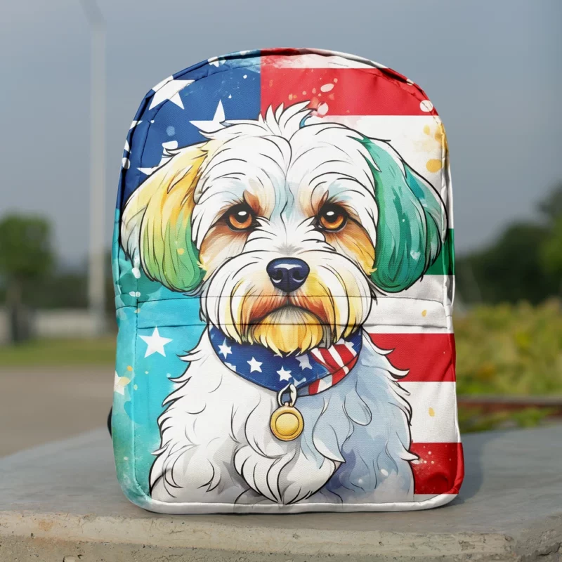 Dandie Dinmont Terrier Elegance Teen Stylish Gift Minimalist Backpack